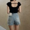 小性感連PAD鏤空TOP