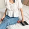 暗紋RUFFLE方領TOP - Image 3