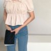 暗紋RUFFLE方領TOP - Image 7
