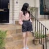 雙口袋西裝短褲