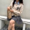 前綁結百褶A LINE短裙 - Image 8