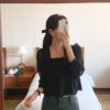 方領微透袖微傘TOP - Image 7