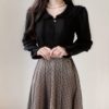 心心鈕荷葉領雪紡TOP - Image 7