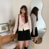 厚版雙線純色A LINE短裙 - Image 8