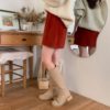 厚版雙線純色A LINE短裙 - Image 10